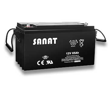 باتری ۱۲ ولت ۶۵ آمپر سیلد اسید سربی صنعت - مناسب جهت استفاده در تجهیزات پزشکی